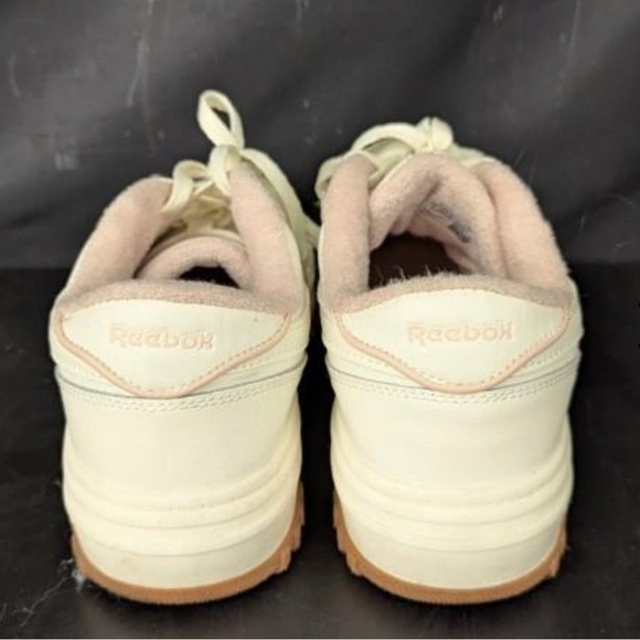 RARE Reebok Women’s Club C 85 Platform 30205WCCT White Pink Suede Sneaker Sz 7 - Picture 7 of 10